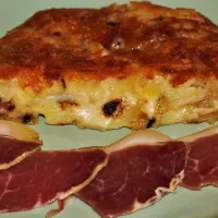 Snapdishの料理写真:La Truffade et son Jambon D’Auvergne !!!!!!.|PHILIPPEさん