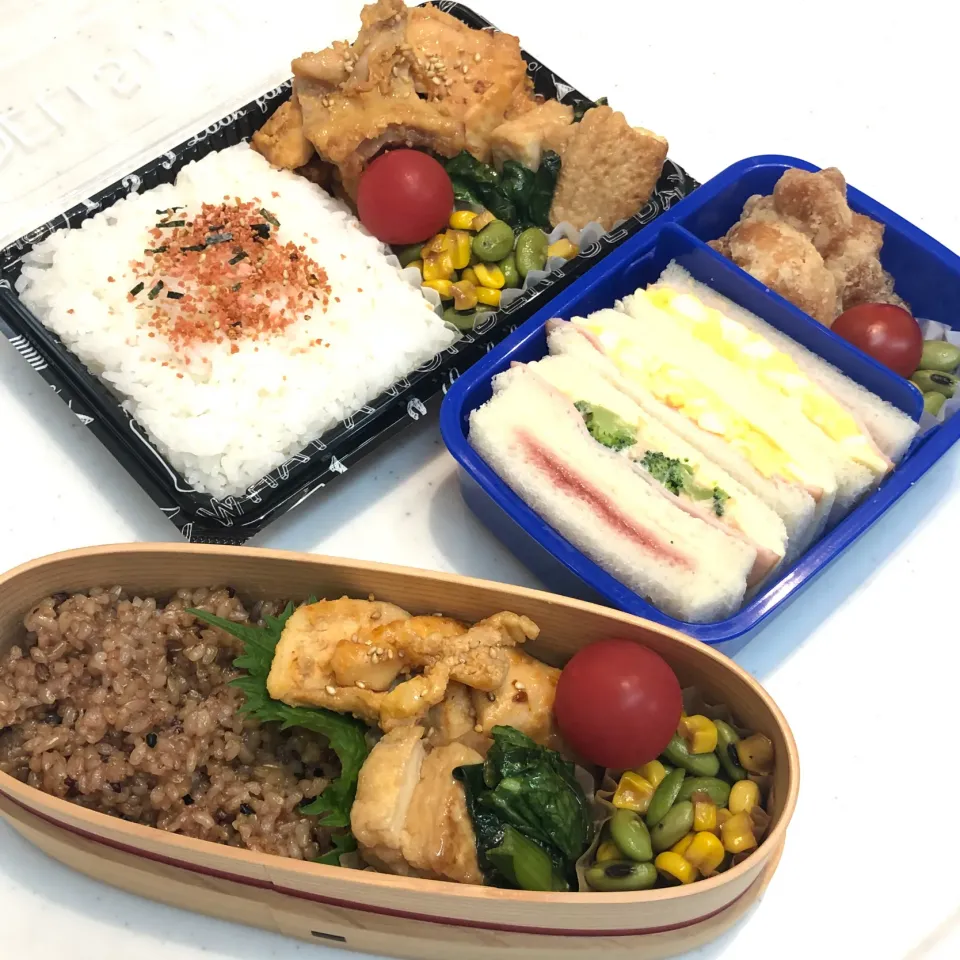 鶏むね味噌炒め弁当|askさん