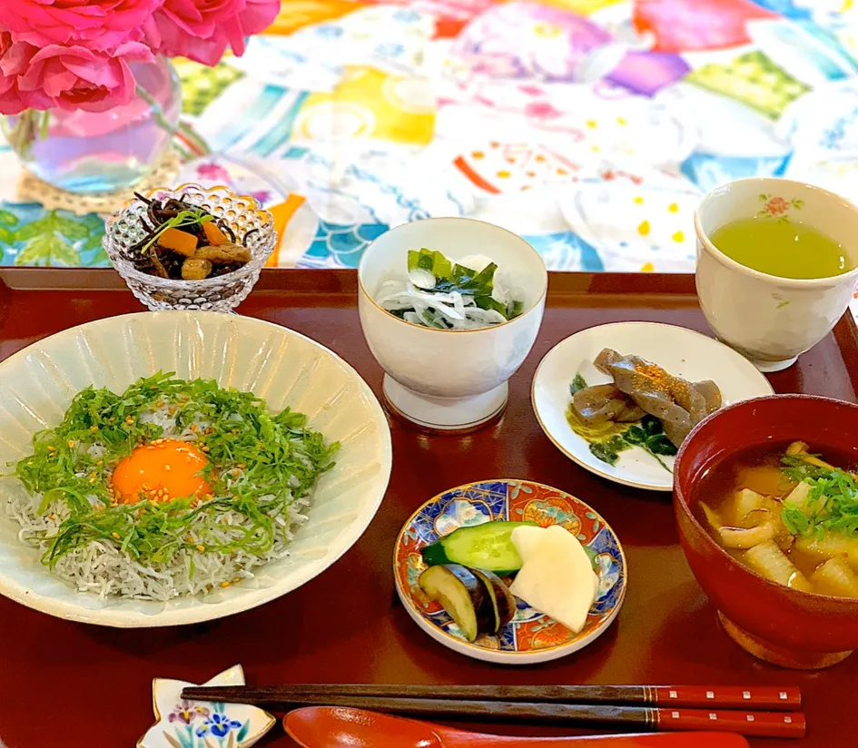 20200507-3 お昼ご飯は又じゃこ丼🐟|Seikoさん