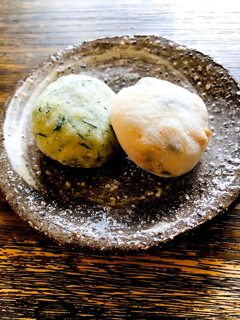 よもぎ餅と大豆餅|kahkiさん