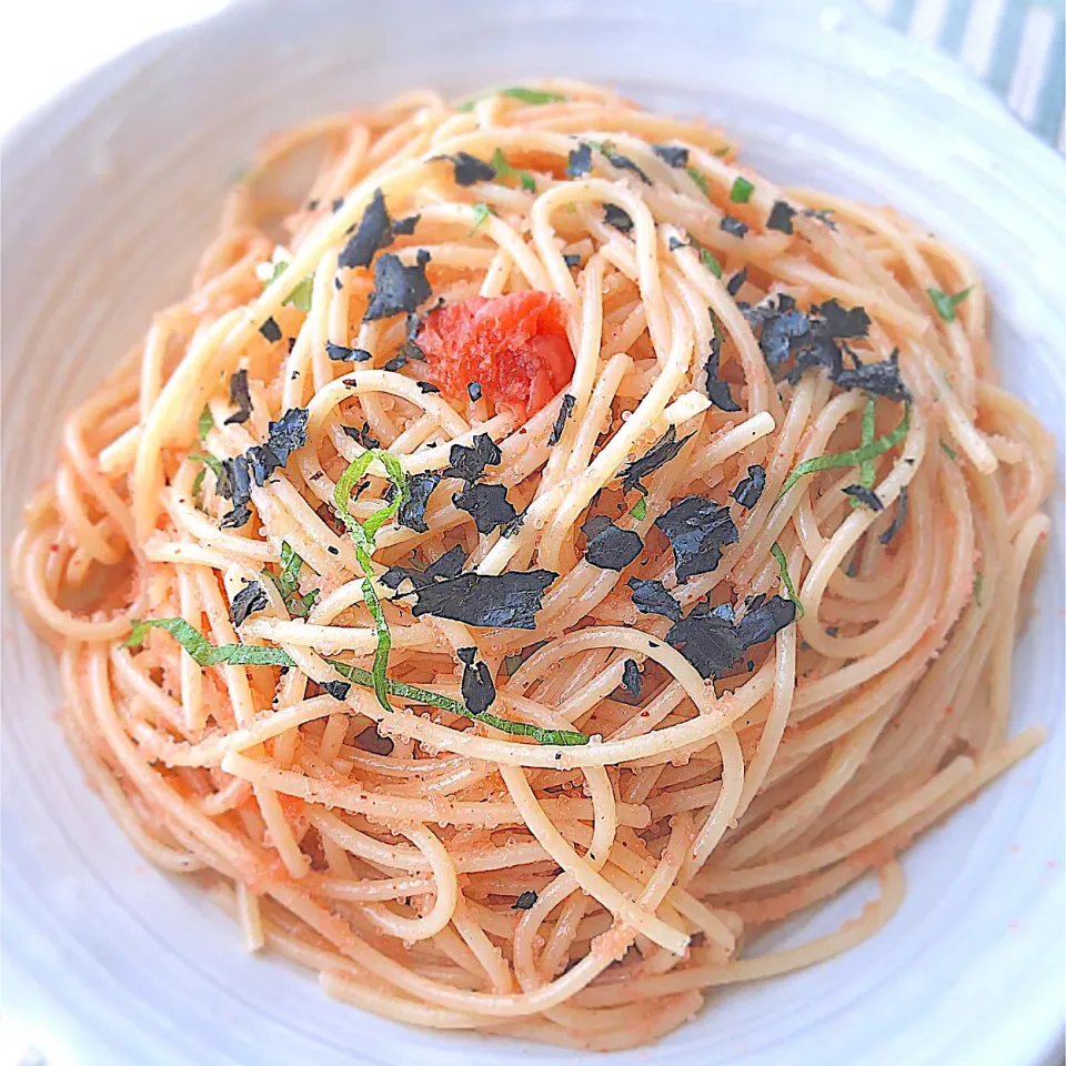 今日は手作り明太子パスタ|しづか御膳さん