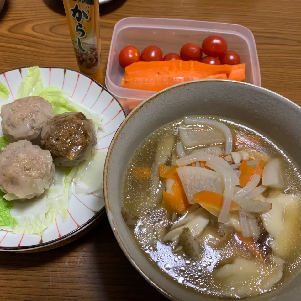 5月7日夜はひっつみ🍲焼売|とももさん