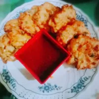 Indonesian fried snack|Bakwan|foodie Aさん