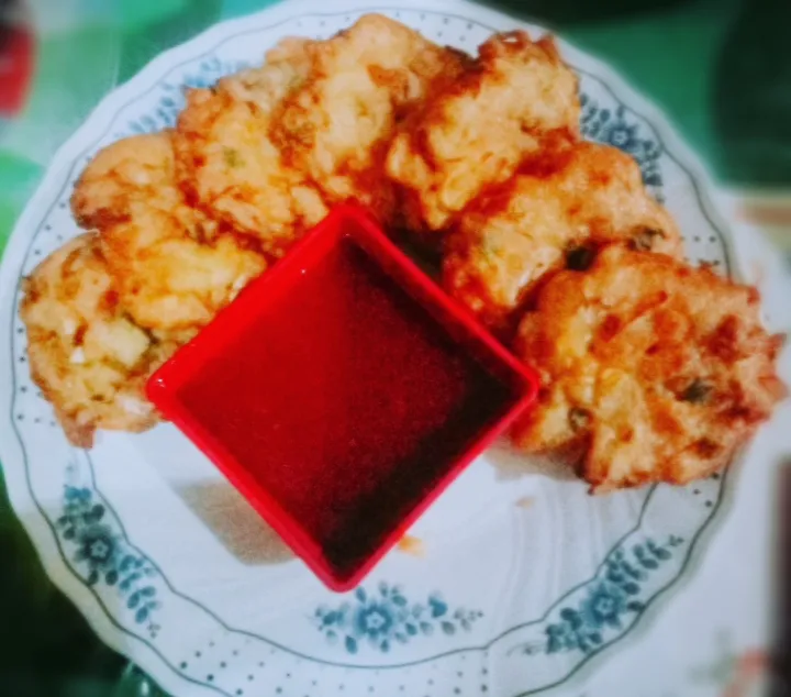 Indonesian fried snack|Bakwan|foodie Aさん