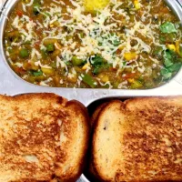 Mumbaiya style Khada Bhaji with Bread|Vicky...the chefさん