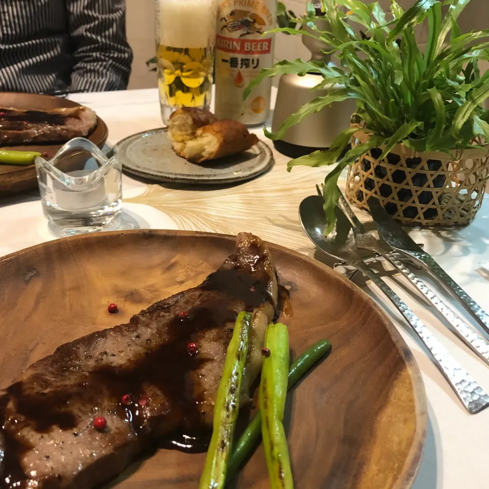 Snapdishの料理写真:記念日ステーキ|Roooriさん