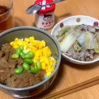 ✿三色丼
✿豚しゃぶの梅肉蒸し|miya( ¨̮ )さん