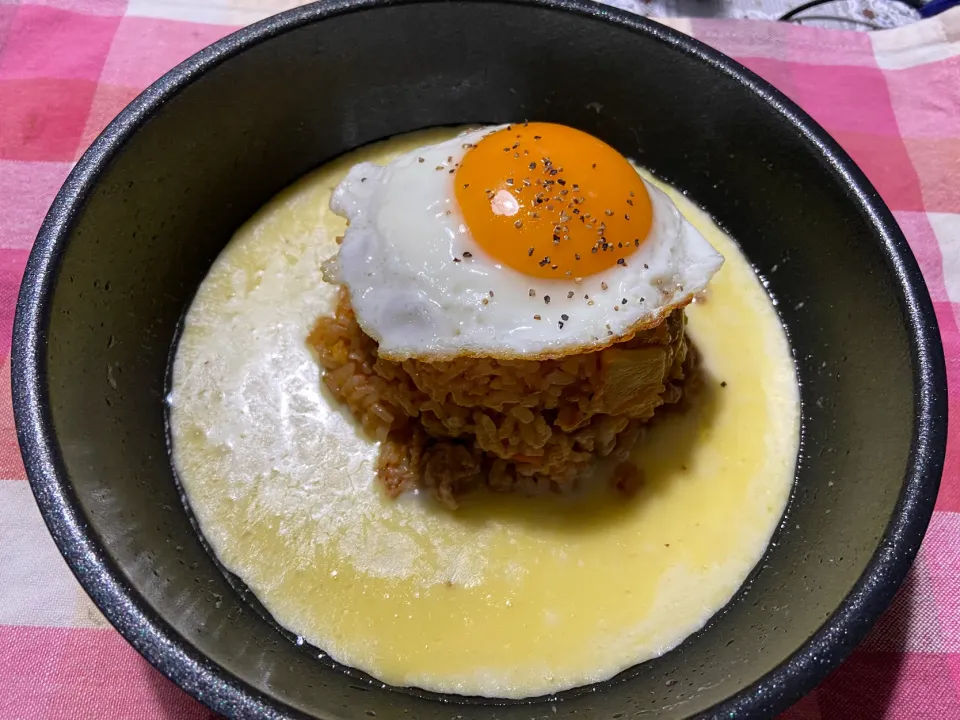 爆弾キムチ炒飯|ハルのただ飯さん