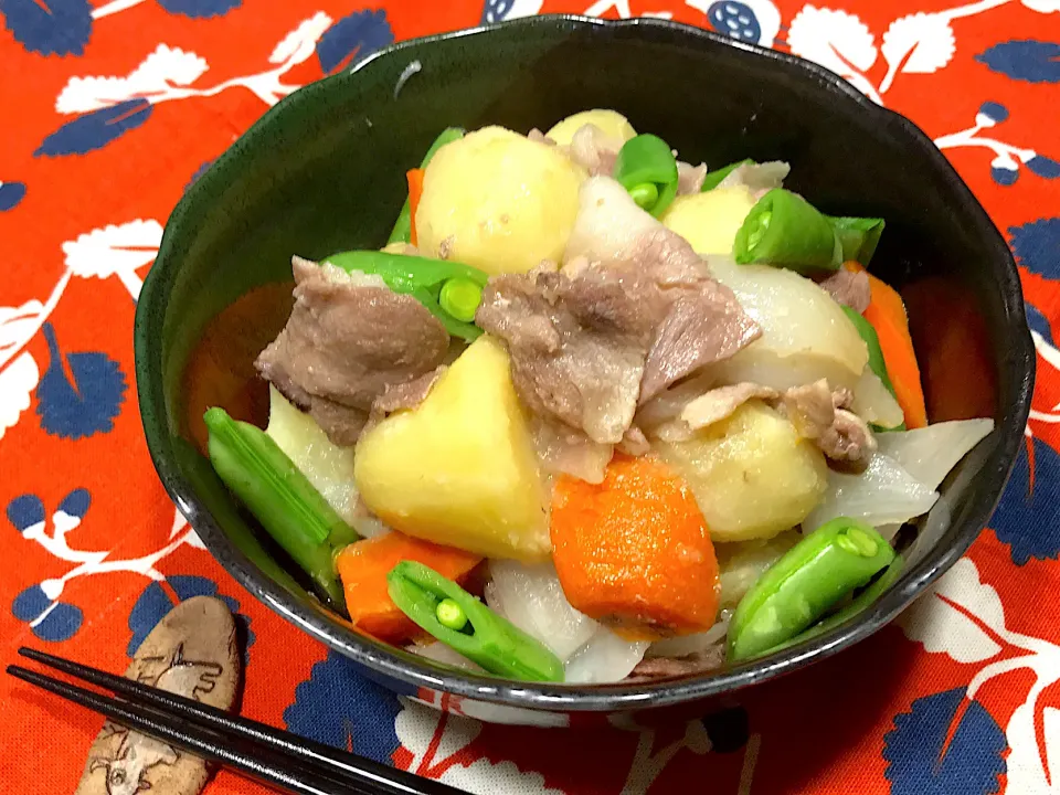 こずえさんの料理/塩レモン肉じゃが|えむにこさん