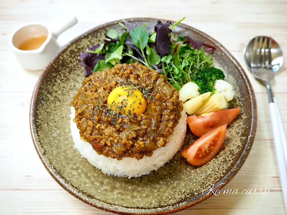 大豆のお肉でキーマカレー|けいたんさん