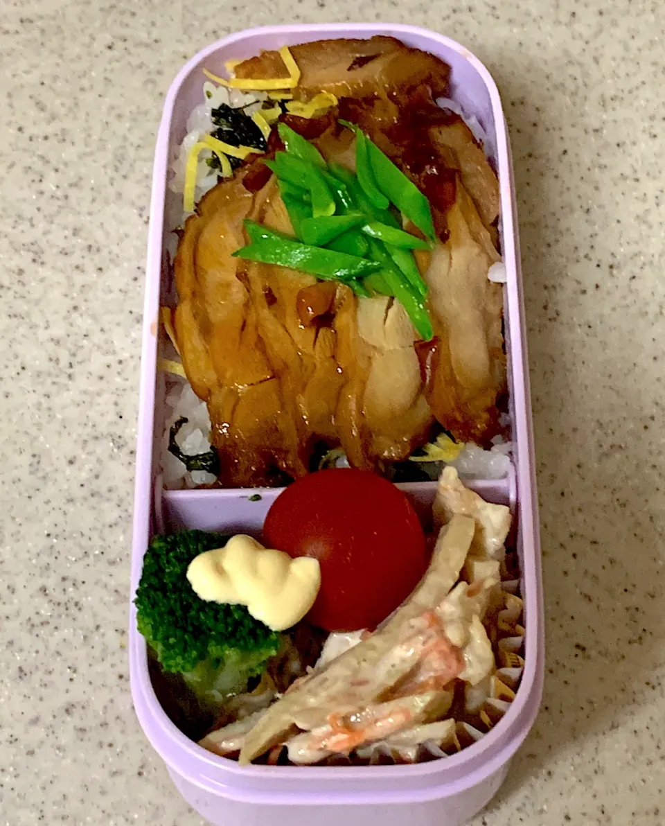 Snapdishの料理写真:鶏の蒲焼丼弁当|besさん