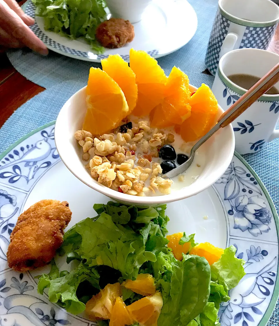 シリアルオレンジサラダ🍊🥗|シュトママさん