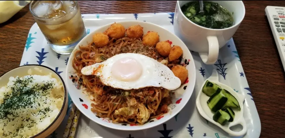 焼そば定食|🌠キタザワ🌠さん