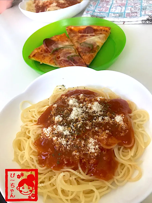 Snapdishの料理写真:今日のお昼ご飯。|☆ぴ〜ちゃん☆さん