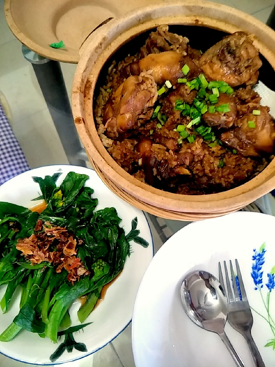 claypot chicken rice for lunch / dinner|bbさん