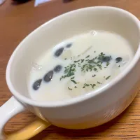 Snapdishの料理写真:しめじのクリームスープ(2人前)|mihoさん