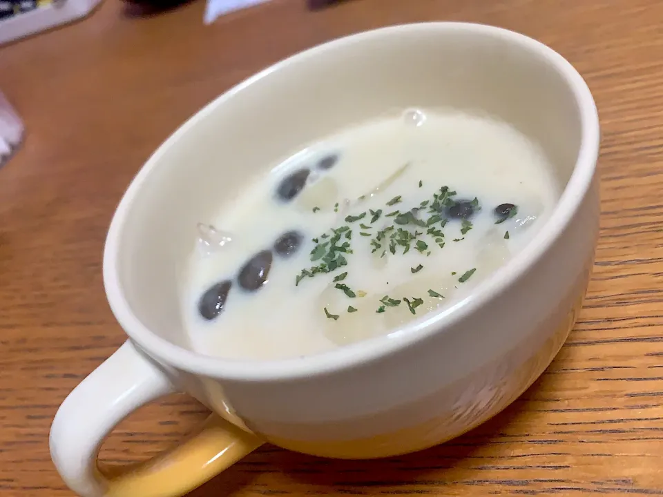 Snapdishの料理写真:しめじのクリームスープ(2人前)|mihoさん