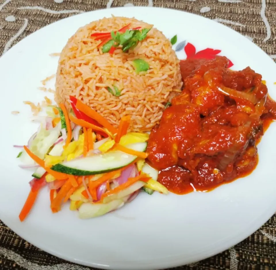 Tomato Rice with Chicken Masak Merah|SaM Kitchenさん