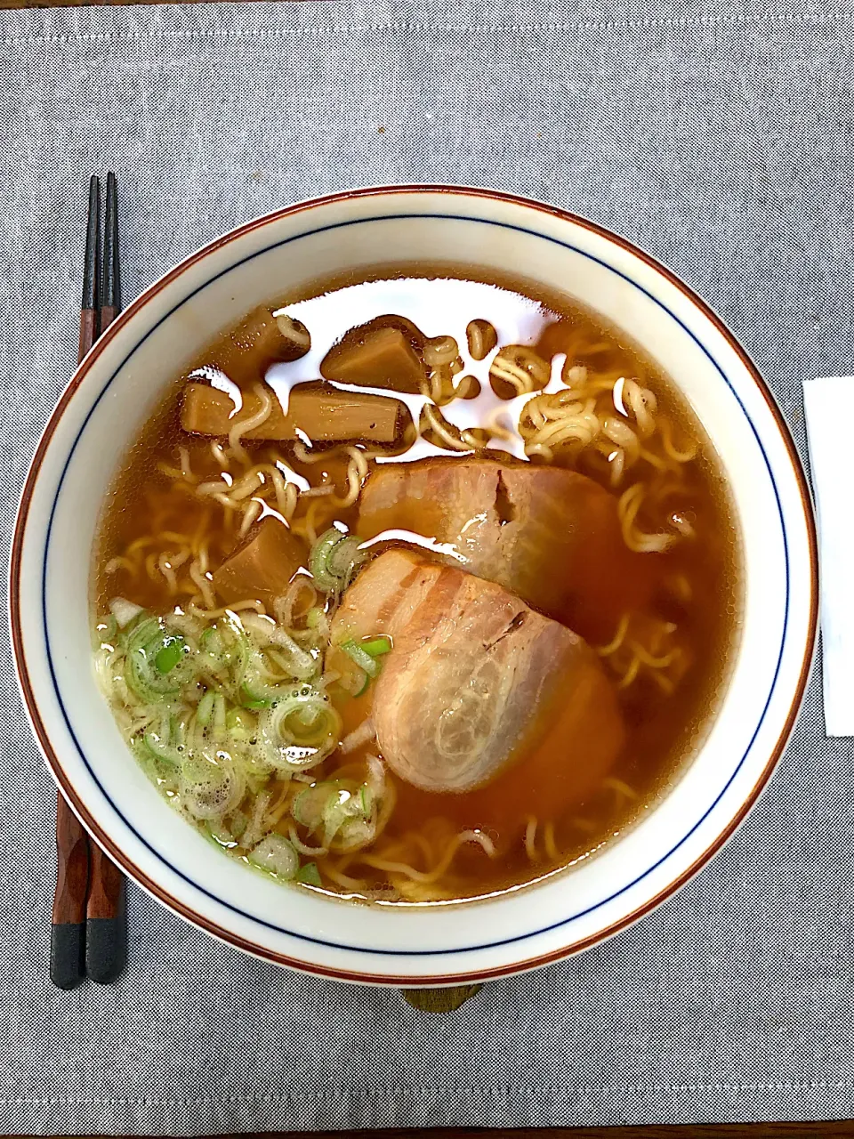 Snapdishの料理写真:朝ラーメンは明星チャルメラ🍜|kudoさん