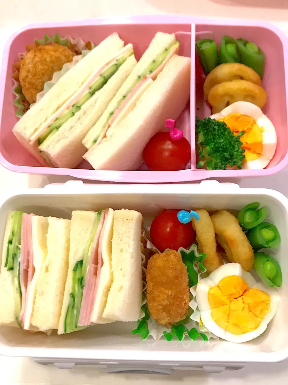 簡単サンドイッチ弁当✨😋✨|Michiko Okamotoさん