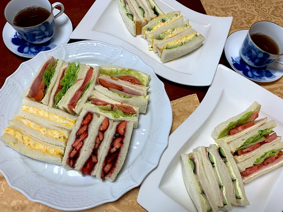 Snapdishの料理写真:GW明けの朝ゴパン☕️🥪|ｋｚｓｙｋさん