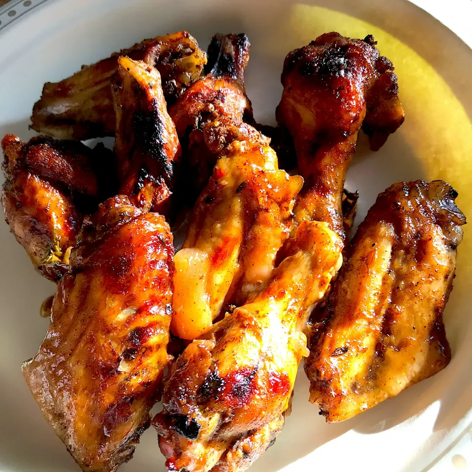 Jerk Pineapple Chicken Wings|T.E.Dennisさん