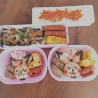 Snapdishの料理写真:なんちゃって　ピッチュウ　お弁当|taeminさん