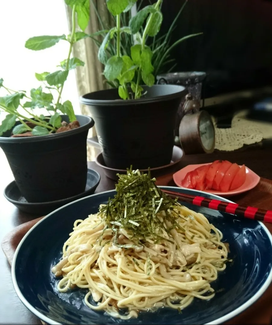 ささみときのこの柚子胡椒ｽﾊﾟｹﾞﾃｨ|まりおさん