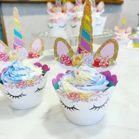 Snapdishの料理写真:Unicorn チョコカップケーキ🧁🍫🦄