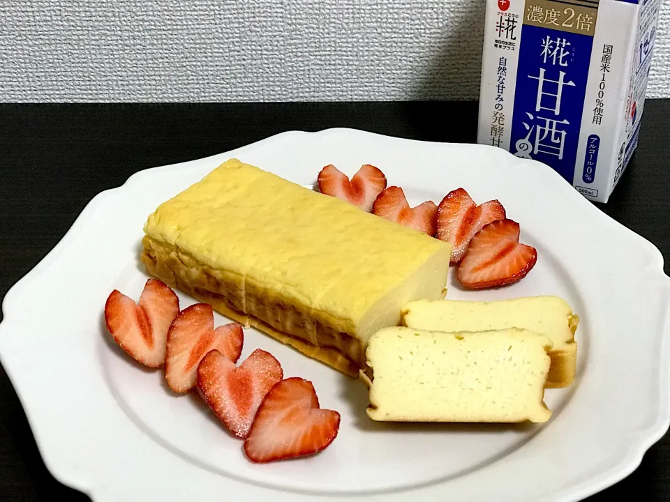 糀甘酒のチーズケーキ|てんのすけさん