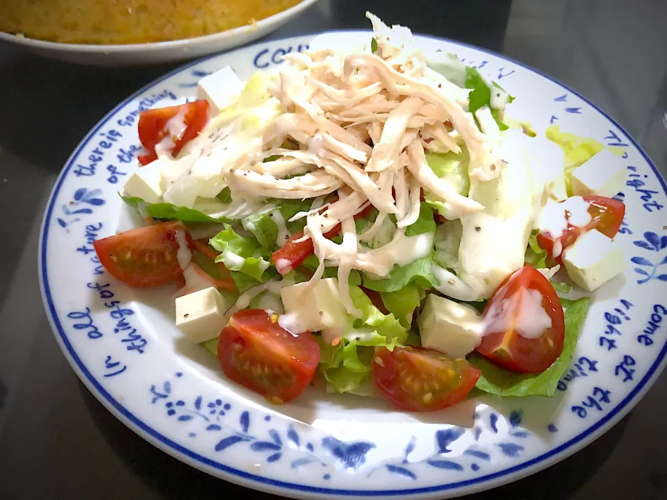 蒸し鶏のシーザーサラダ|ゆっちんさん