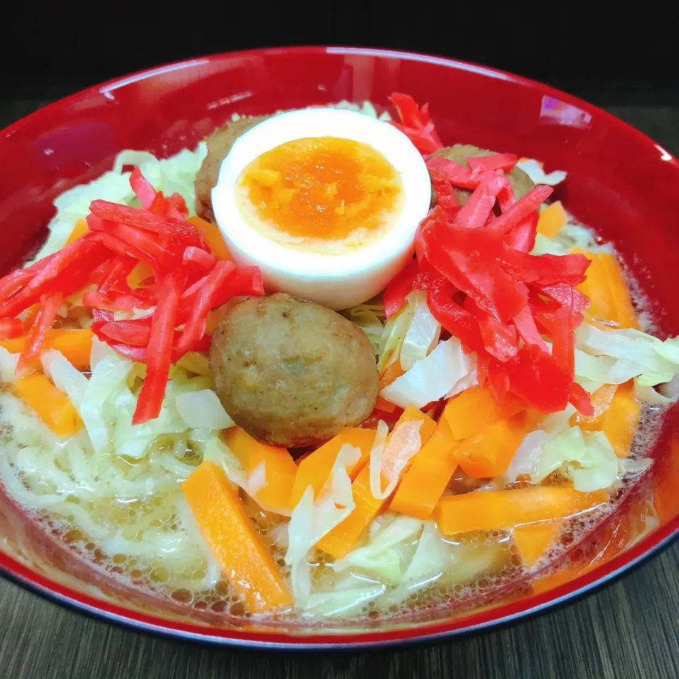 Snapdishの料理写真:野菜醤油ラーメン|まちゃさん