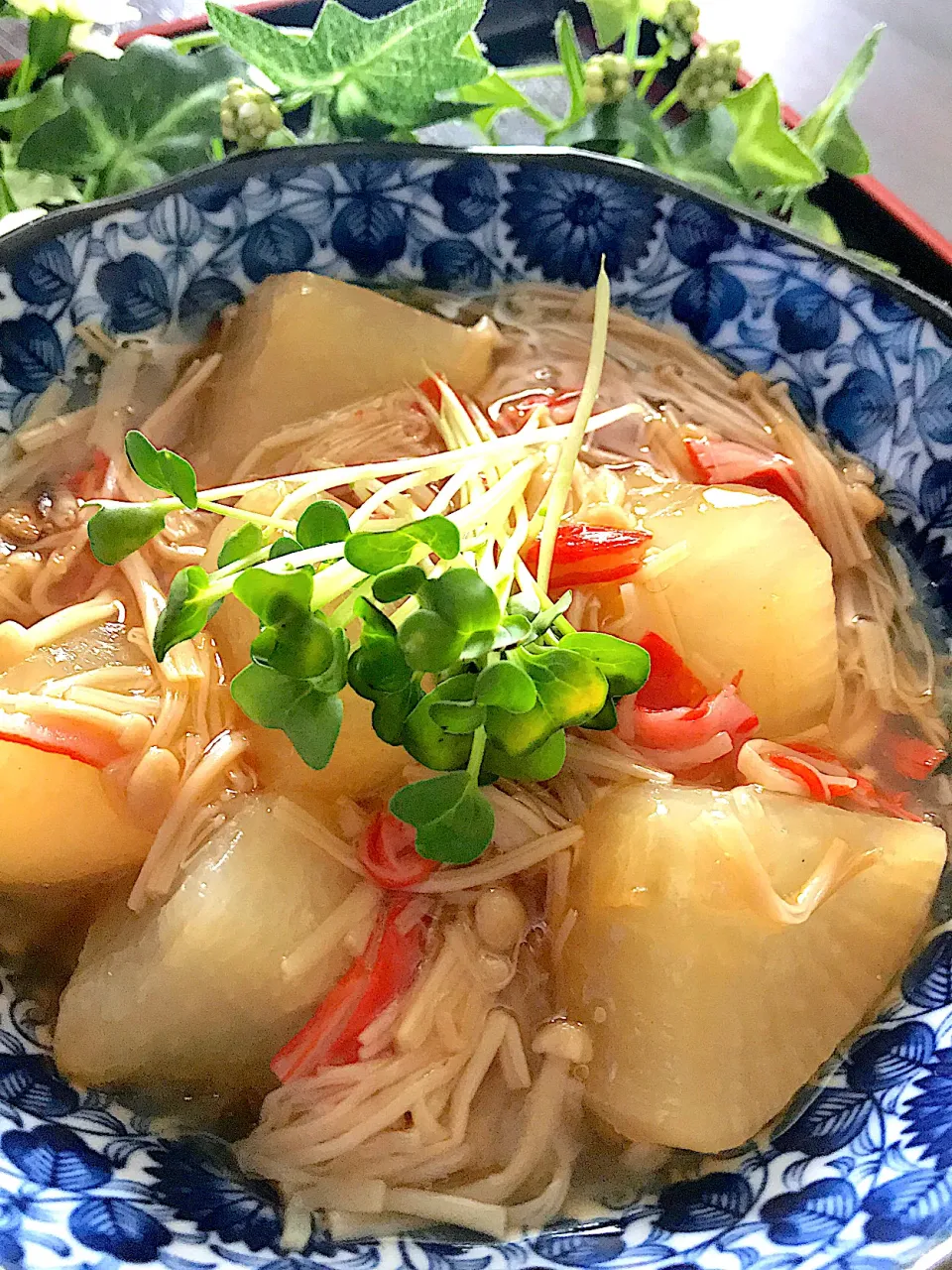 Snapdishの料理写真:時短❣️大根のカニカマあんかけ💕💕💕💕|🌺🌺Foodie🌺🌺さん