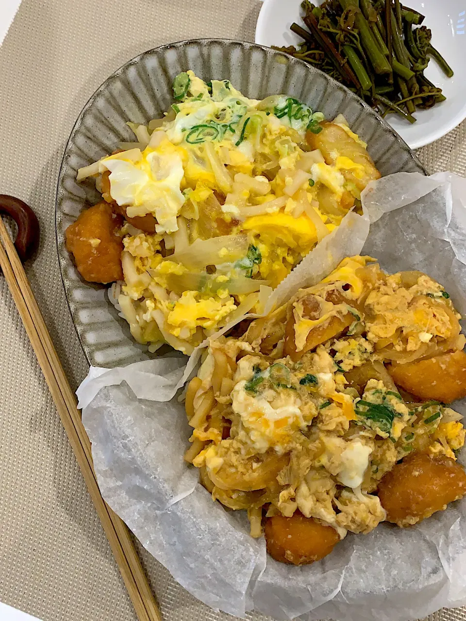 Snapdishの料理写真:sakurakoさんの料理 砂糖、味醂、出汁要らずでも旨みたっぷり！甘酒で作る親子丼🐔|ケイさん