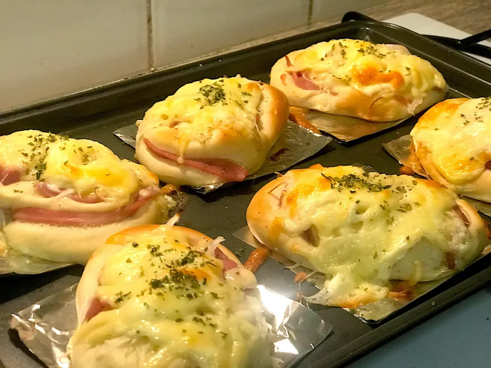 Ham and onions bread|Babyluv Cabrera Ocampoさん