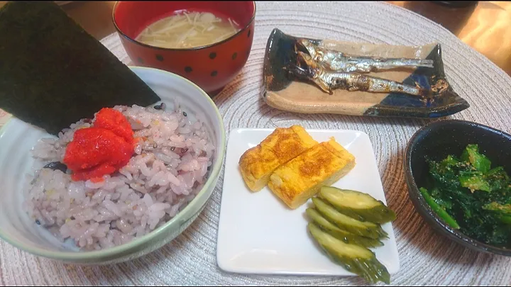 ２０穀物米の朝ごはん✴️|びせんさん