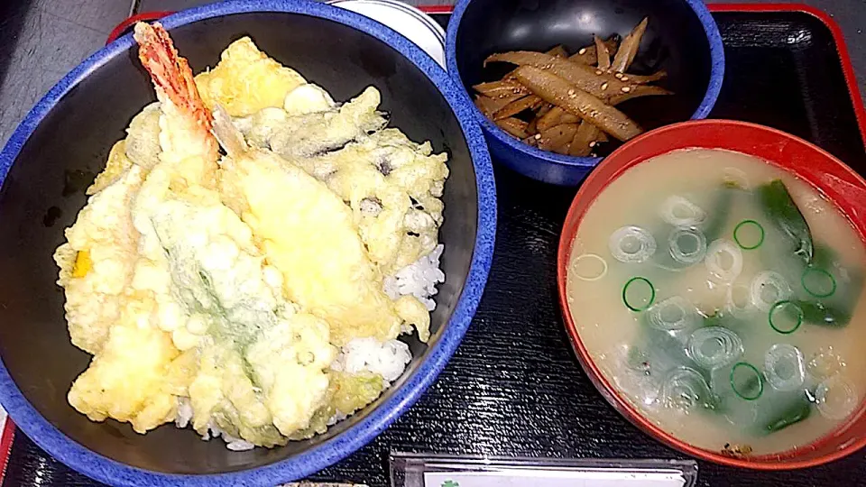 Snapdishの料理写真:天丼定食|nyama1さん