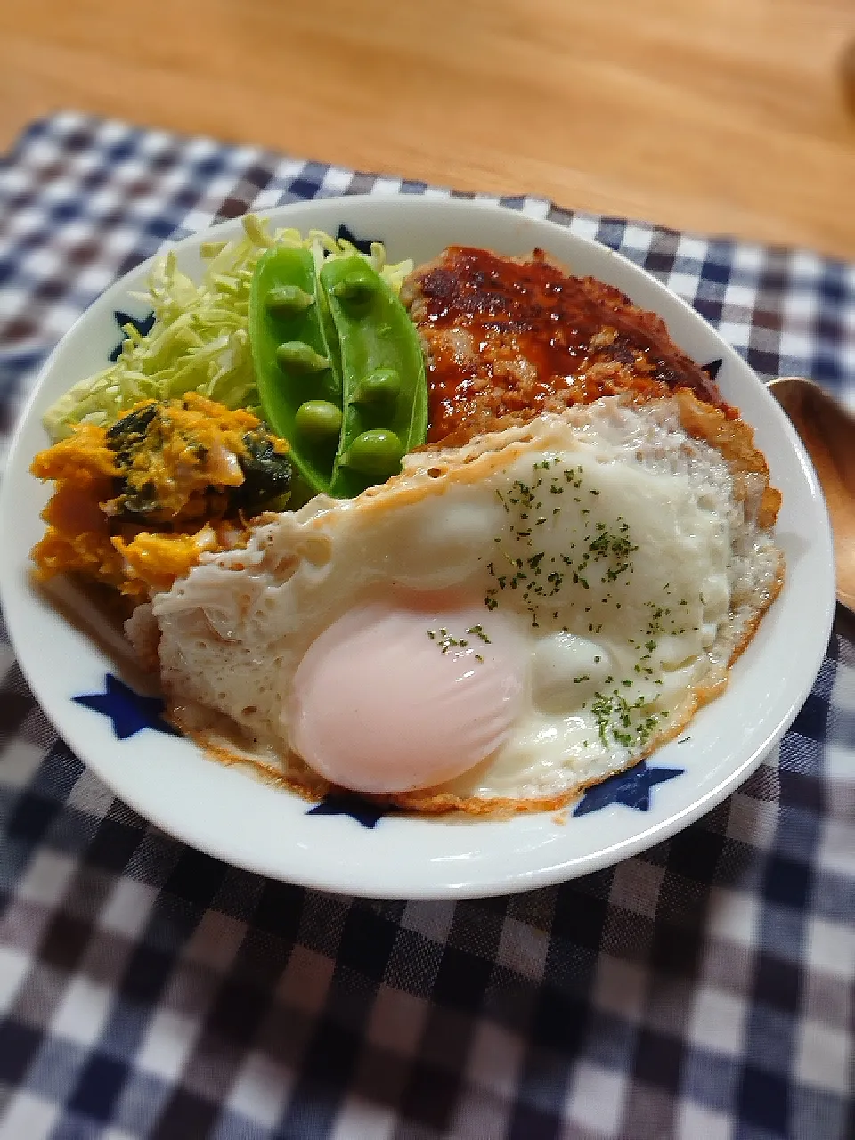 ロコモコっぽいご飯|ゆずうさぎさん