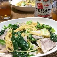 Snapdishの料理写真:ぱぱっとちゃんとこれ！うま‼︎つゆでパスタ|kyokoさん