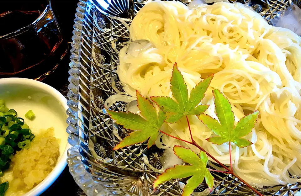 Snapdishの料理写真:暑いので今季初の＂そうめん＂|mottomoさん