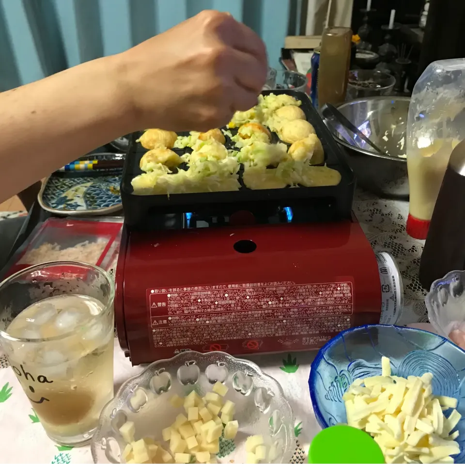 タコなし焼き〰アレでめっちゃ美味い😋😋|noeさん