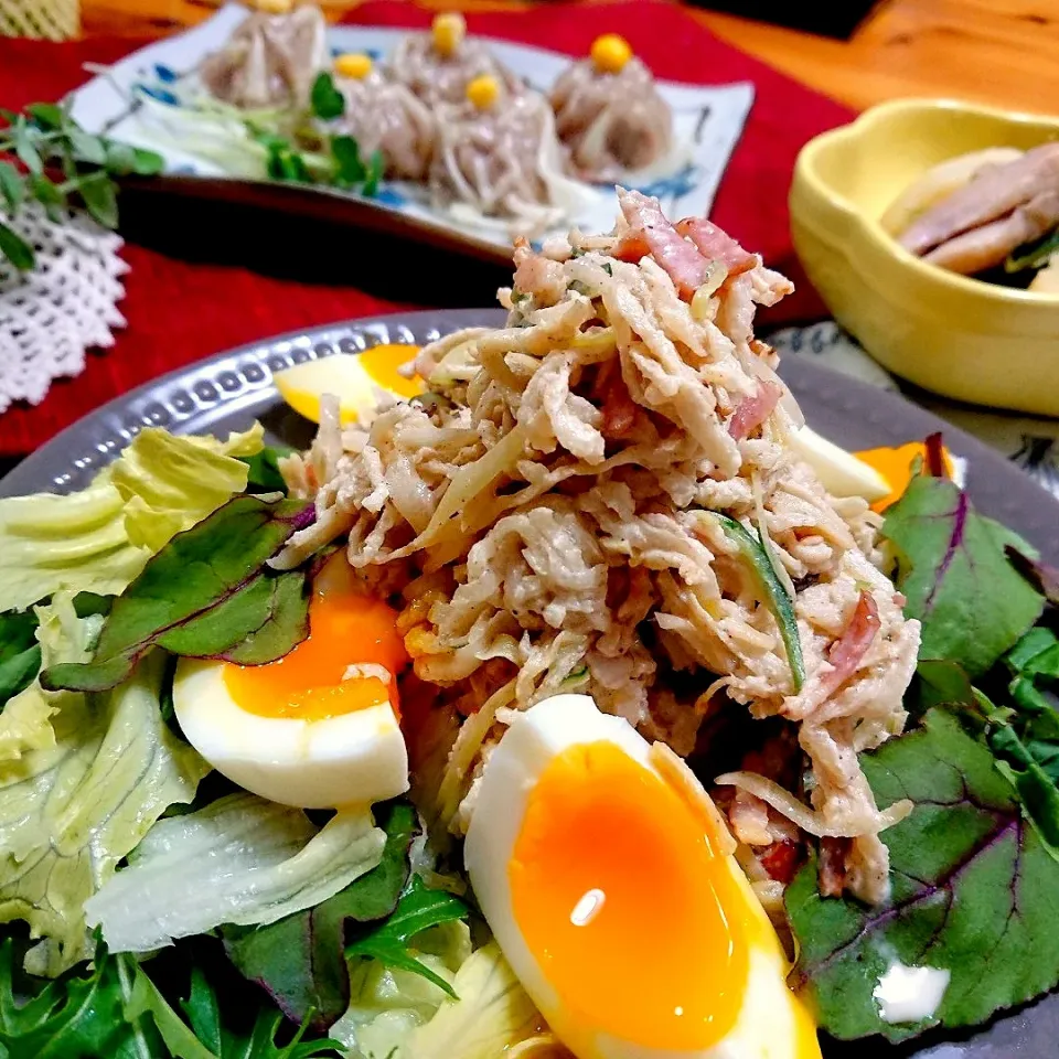 咲きちゃんさんの料理 切り干し大根とゆで卵のポテサラ風|とまと🍅さん