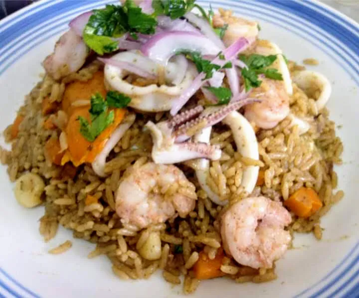 Arroz con mariscos|justo romeroさん