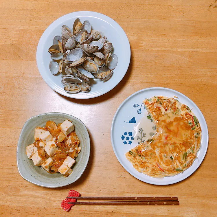 かに玉あんかけ🦀麻婆豆腐|ちゃみこさん