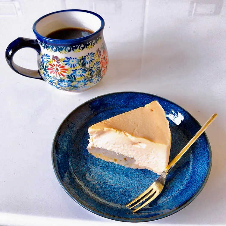 酒粕と桜餡のチーズケーキ🌸🍰|ちゃみこさん