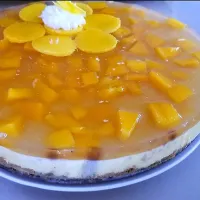 Snapdishの料理写真:Cheesecake de mango|ochoapedroさん