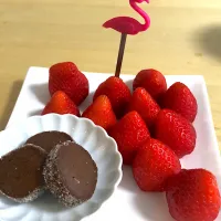 チョコクッキー🍪といちご🍓|yumiさん