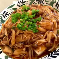 お豆腐ステーキのキノコあんかけ|ひなさん