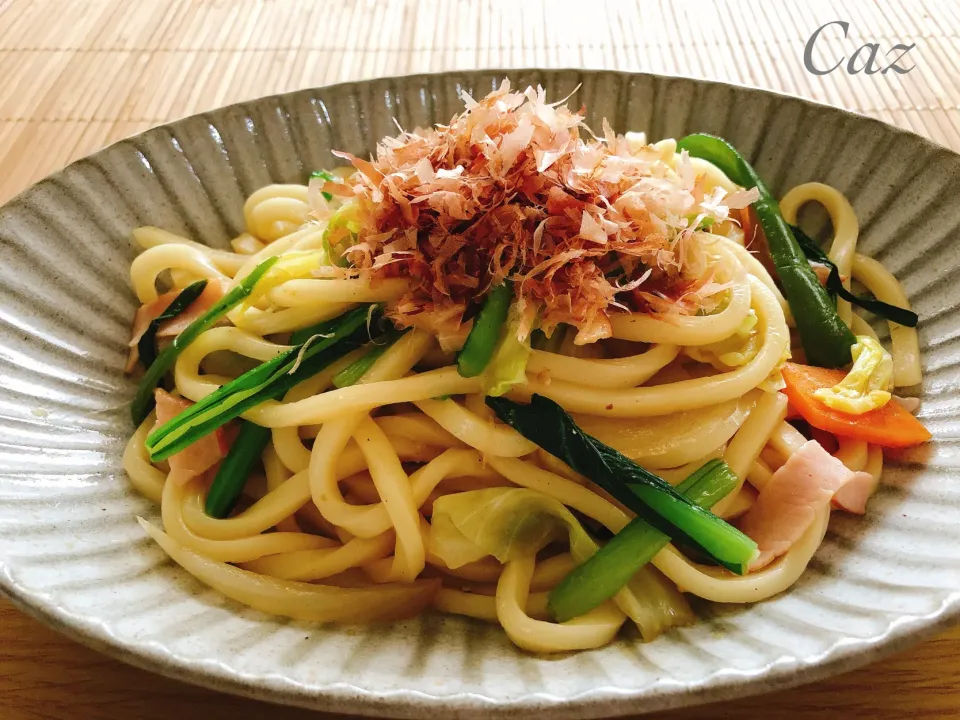 だし醤油焼うどん♪|きゃずさん