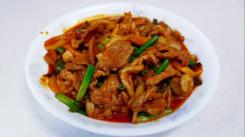 hot and spicy saute duck breat meat|steven z.y.さん